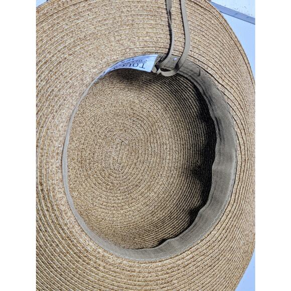 Toucan Collection New York Navy Bow Women\'s One Size Straw Sun Hat main image 10